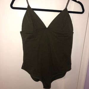 Olive Green Bodysuit